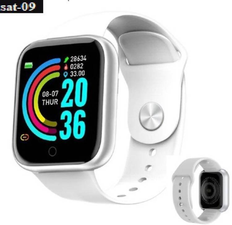 Bashaam B456(D20) LATEST MULTI SPORTS STEP COUNT SMART WACTH WHITE(PACK OF 1) Smartwatch Price in India