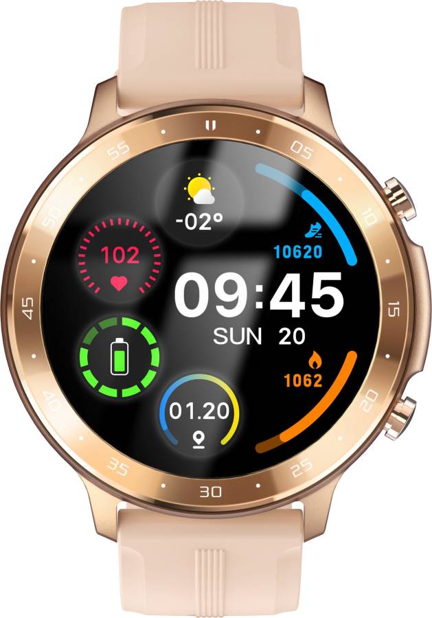 Evolves NextFIT Halo 1.3" Metal Dial, BT Calling,Music,150+ Face,Spo2,BP,HR,15-Day life Smartwatch Price in India