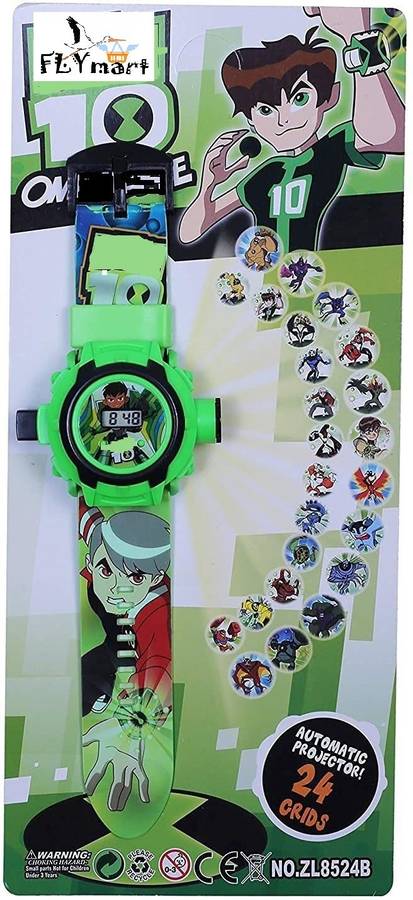 FLYmart Bn Boy10 Omnitrix, Omniverse, Alien Fun Projector Toy Best Digital Watch For Kid