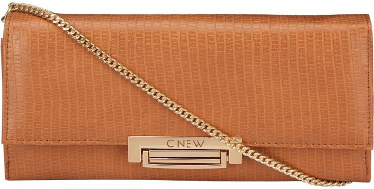 Casual Tan  Clutch Price in India