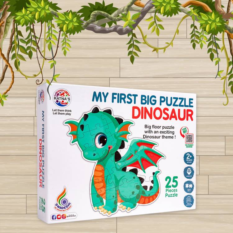 RATNA'S My First Big Puzzle Dinosaur Jumbo (25 Pieces) (2363)