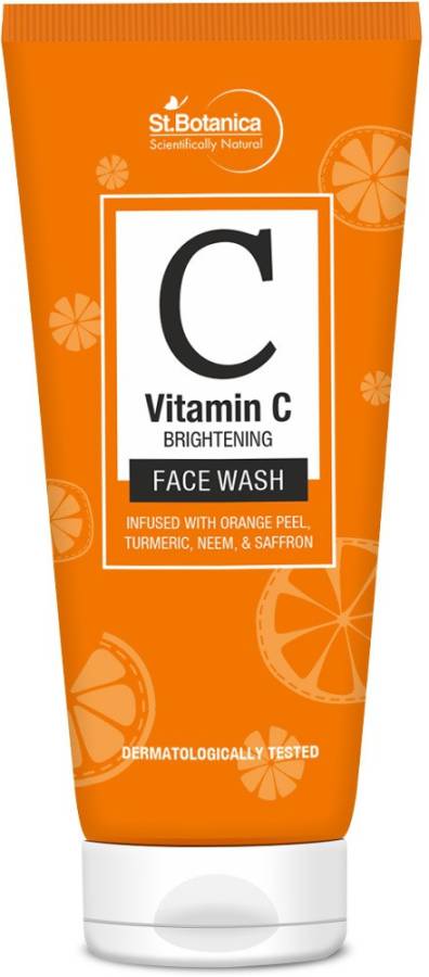 St.Botanica Vitamin C Brightening  100ml - With Stable Vitamin C, Turmeric, Saffron, No Sulphate, Parabens Face Wash Price in India