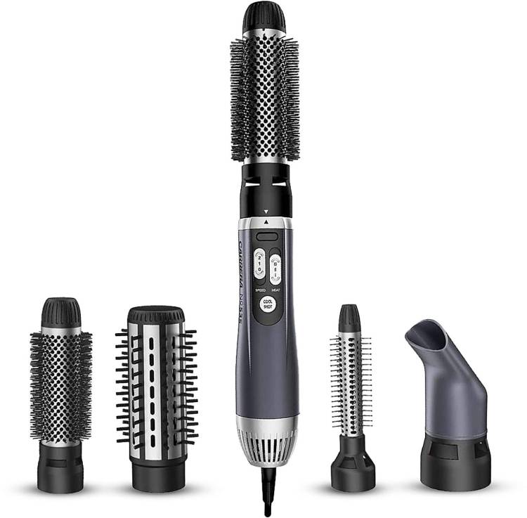 Carrera 535 Professional Hot Air Brush Styler for Women, Curler with Styling Nozzles 535 Hair Straightener Brush Price in India