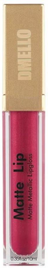 DMELLO Matte Metallic Lipgloss Matte Lip ,Shade-01 (Pack Of 1) Price in India