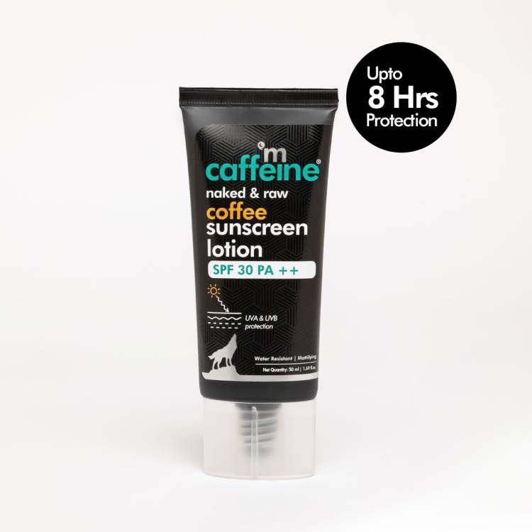mCaffeine Coffee Sunscreen Lotion SPF 30 PA++ | Lightweight Matte Skin Cream | Women & Men - SPF 30 PA++ Price in India
