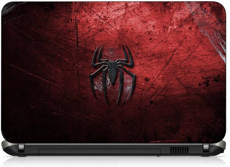 VI Collections SPIDER RED ABSTRACT PVC (Polyvinyl Chloride) Laptop Decal 15.6