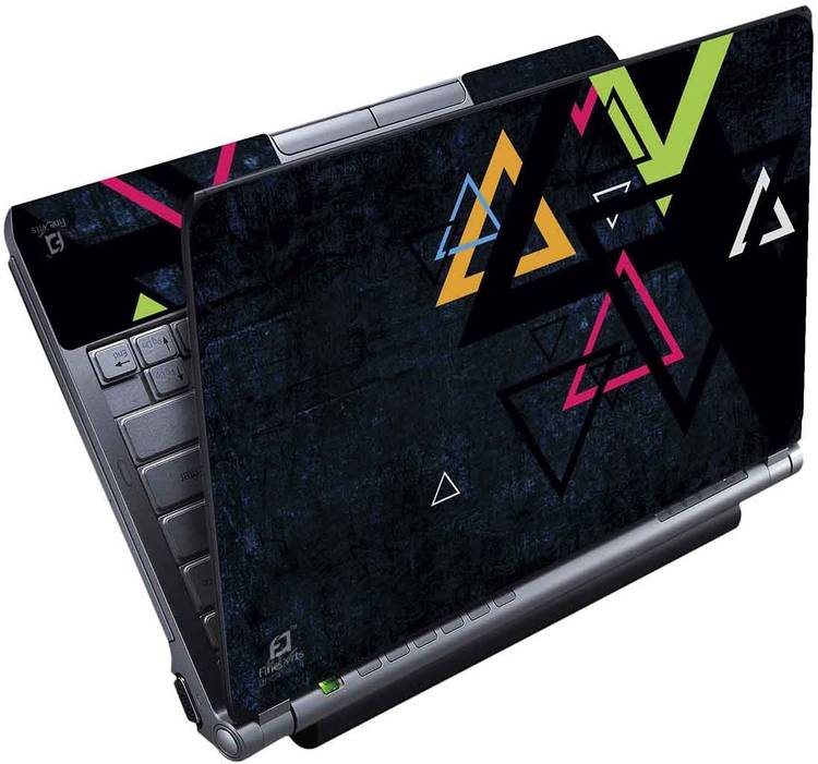 FineArts Triangles Full Panel Vinyl Laptop Decal 15.6