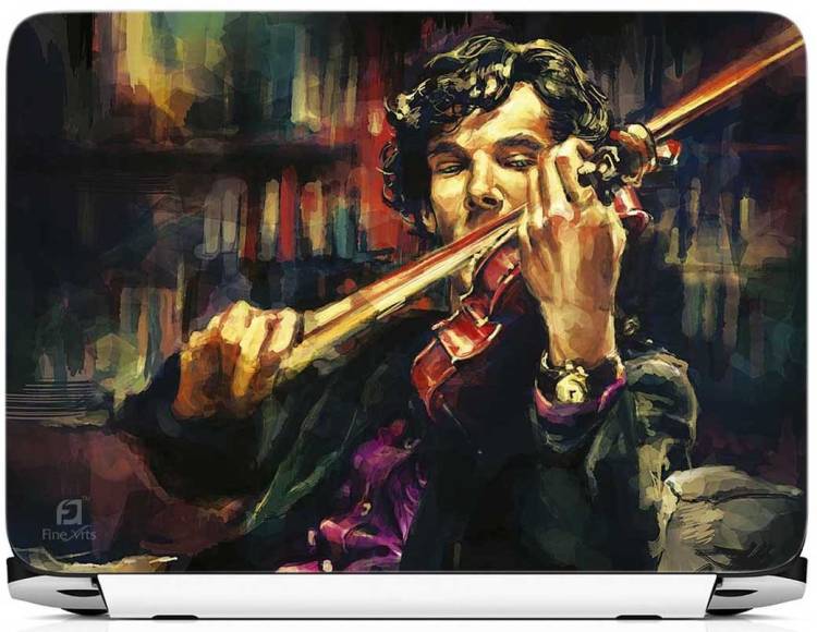 FineArts Sherlock Holmes Vinyl Laptop Decal 15.6