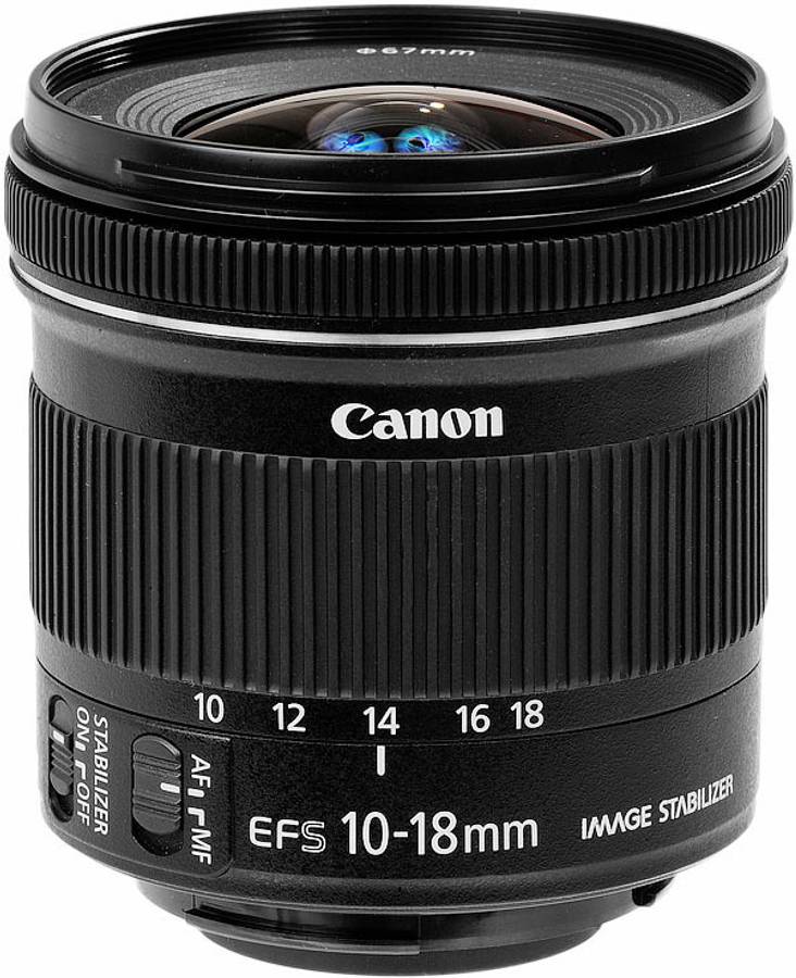 Canon EF-S 10 - 18 mm f/4.5 - 5.6 IS STM   Lens