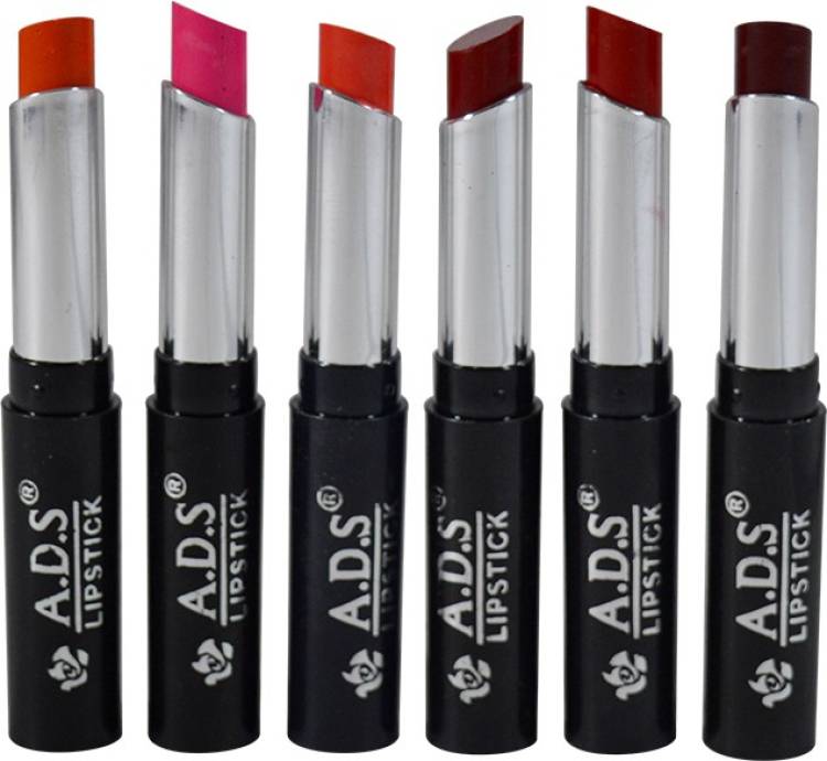 ads Glossy Lipstick Pack of 6 Price in India
