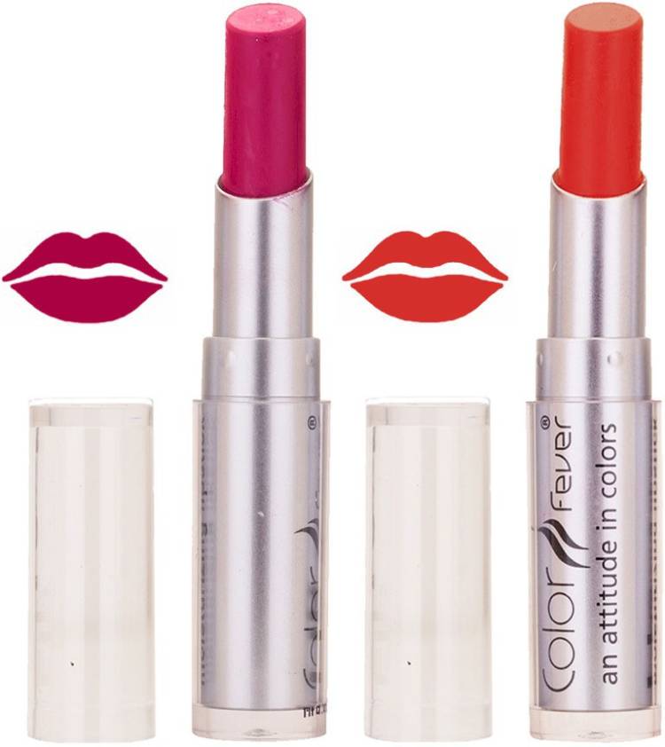 Color Fever Creamy Matte profissional77160147Purple, Orange Lipstick Price in India