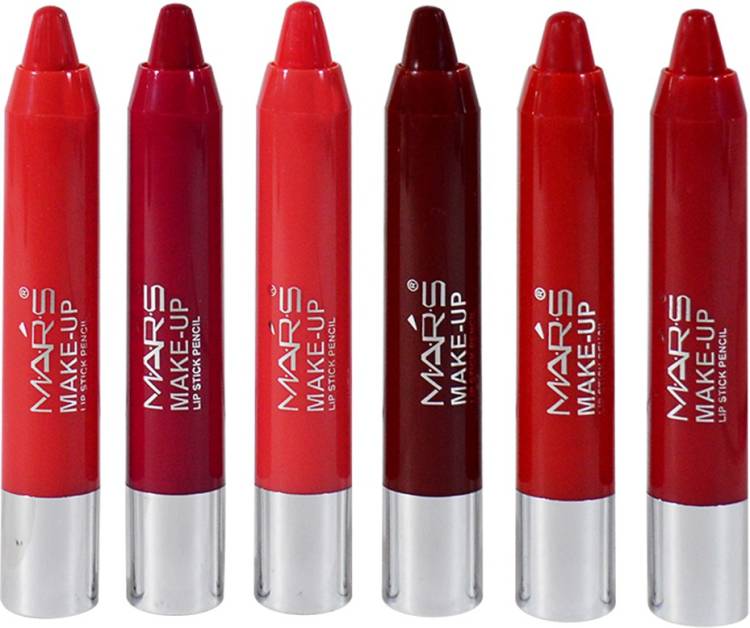 M.A.R.S Perfect Make Up Lipstick Pencil Pack Of 6 Price in India