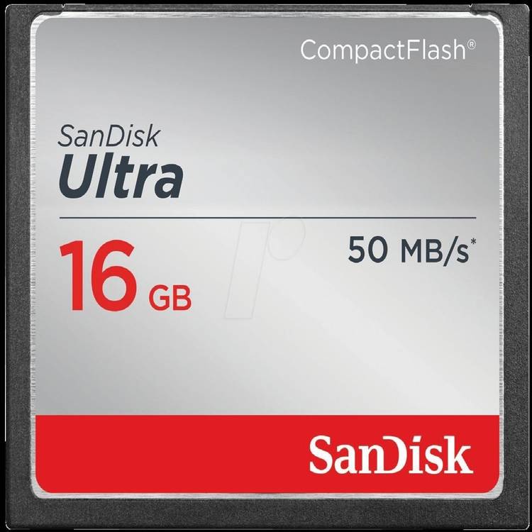 SanDisk Ultra 16 GB Compact Flash Class 10 50 MB/S  Memory Card