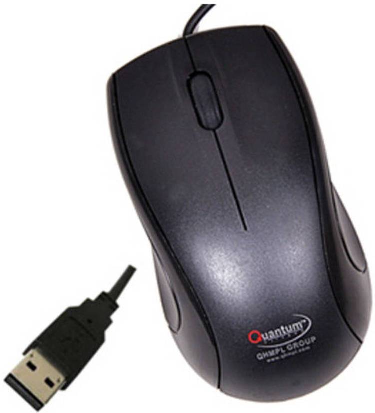 QUANTUM qhm232d Wired Optical Mouse