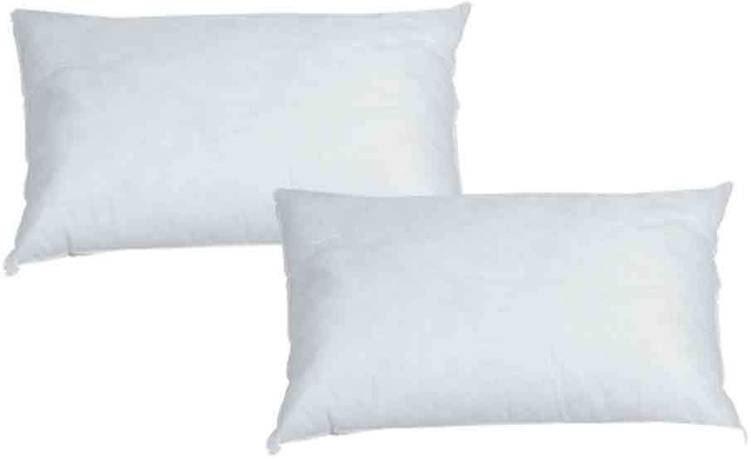 Rhome Polyester Fibre Solid Sleeping Pillow Pack of 2