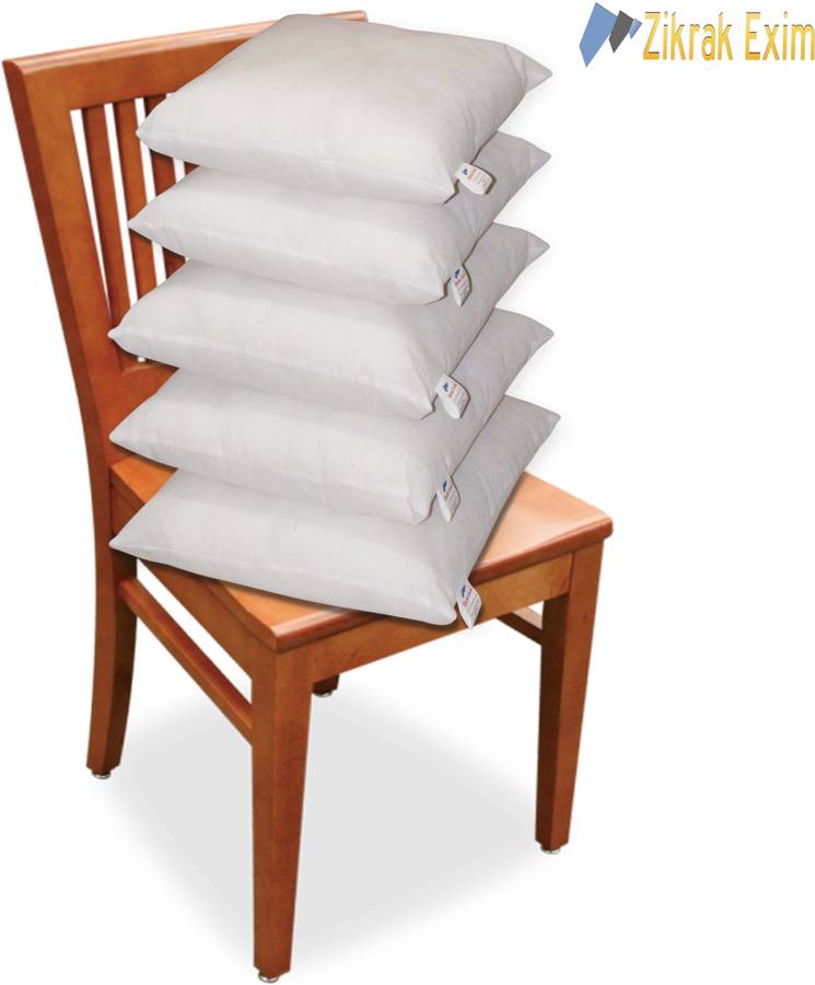 Zikrak Exim Polyester Fibre Solid Cushion Pack of 5