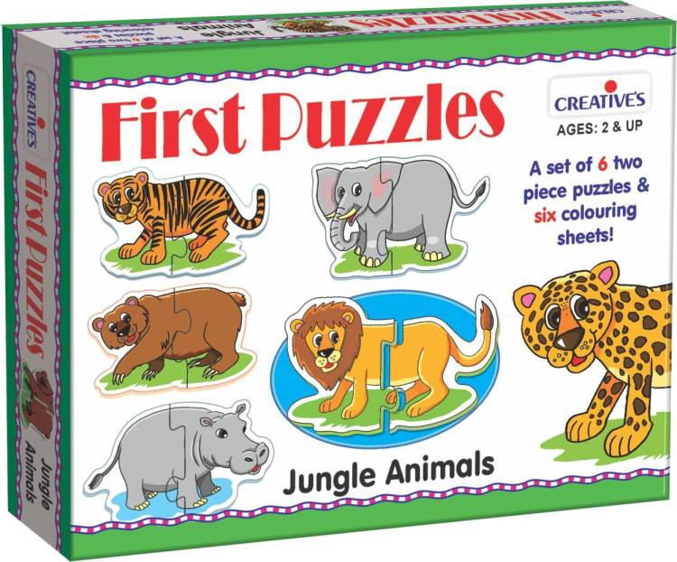 Creatives First Puzzles-Jungle Animals