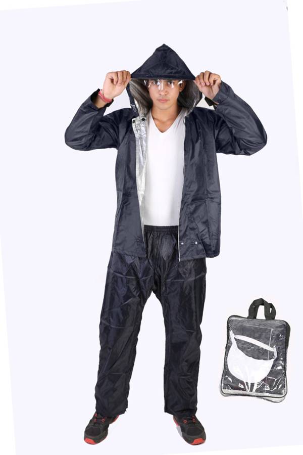 Nylon Rain Suit Solid Men Raincoat