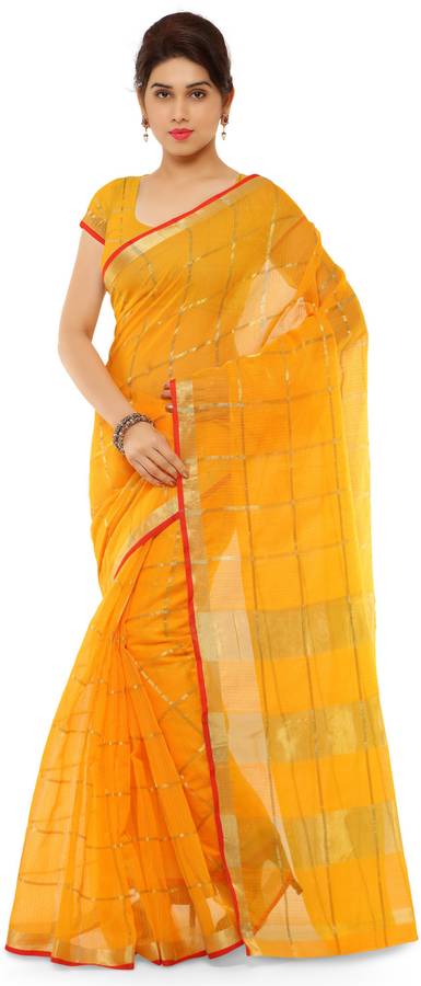 Self Design, Woven Banarasi Cotton Blend Saree