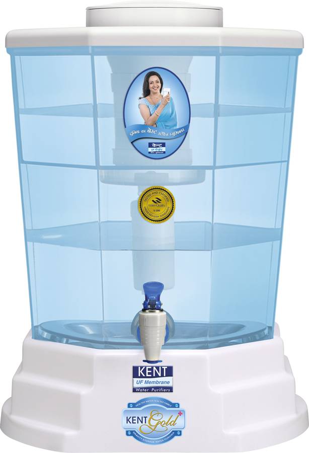 KENT GOLD+(11015) 20 L Gravity Based + UF Water Purifier