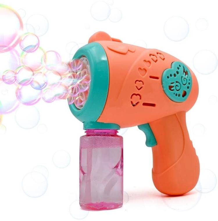 Dherik Tradworld Bubble Machine Automatic Bubble Gun, Leak-Proof Design with 1 Bubble Solution