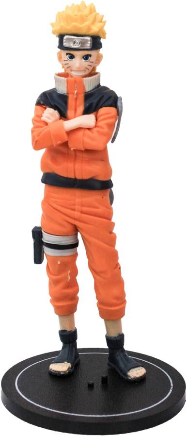 RVM Toys Naruto Action Figure 24 cm Anime Hand Cross Car Dashboard, Office Desk Table Toy