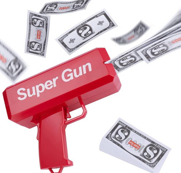 Malika Store Super Money Gun For Wedding Baraat Swagat,Engagement Parties,Money Flying Gun