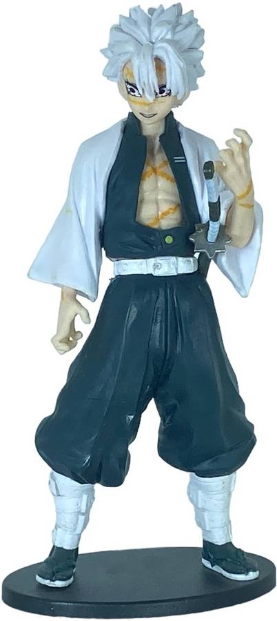 iouche Demon Slayer Sanemi Shinazugawa Wind Style Hashira Action Figure Standie