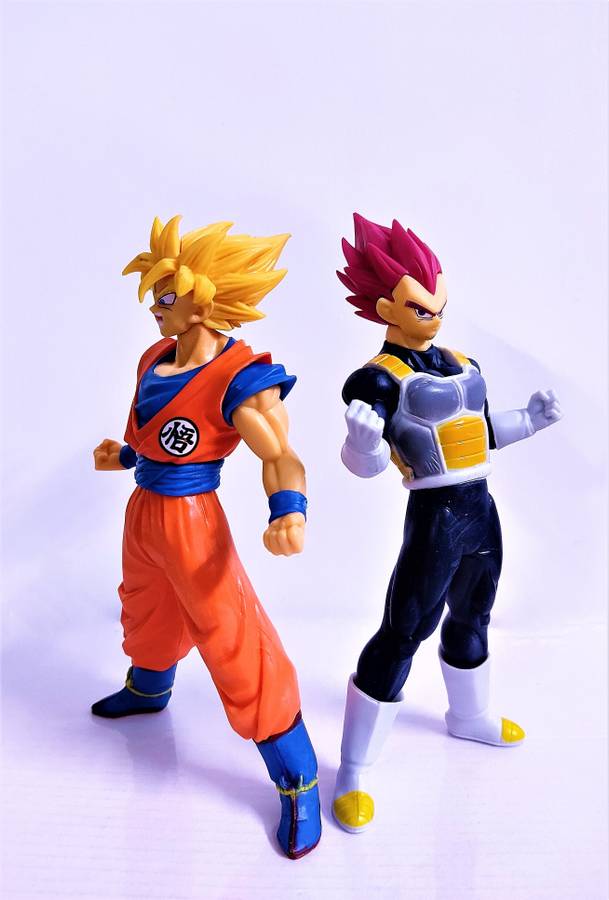 Thrifx Premium Dragon Ball Action Figure Goku Black and Broly Toys