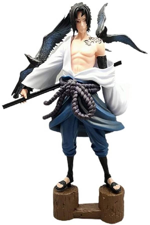 RVM Toys Anime Sasuke Uchiha Naruto Action Figure 30 cm Car Dashboard Office Table Toy