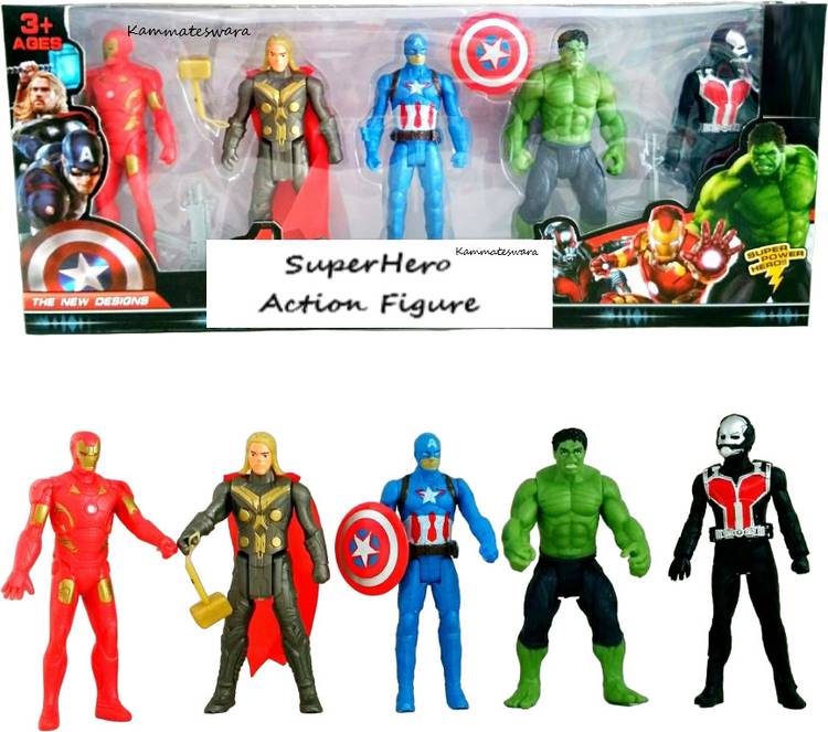 KAMMATESWARA Avengers toys set of 5 superheroes action figures