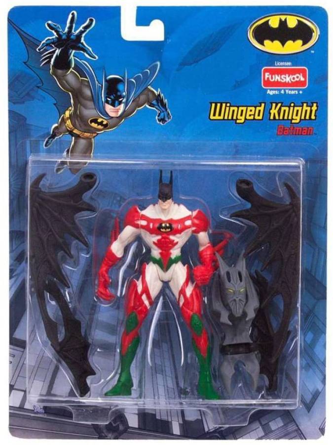 FUNSKOOL Winged Knight Batman Action Figurine for Ages 4+ (Card & Design May Vary)