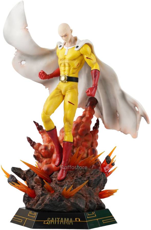 OFFO One Punch Man Saitama Anime Action Figure for Home Decors & Office