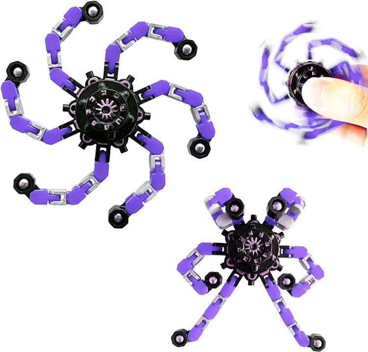 KIDOLOGY Stretch Monster Fidget Spinner Robot Toy Creative Top Spinning Hand Toy