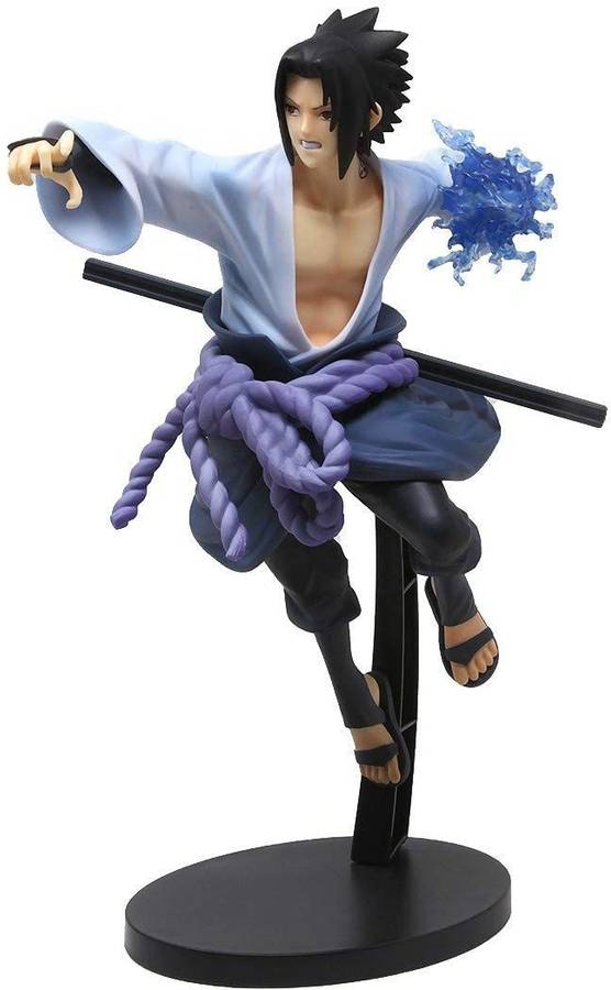 RVM Toys Anime Sasuke Uchiha Naruto Action Figure 21 cm Collectible Study Table Toy