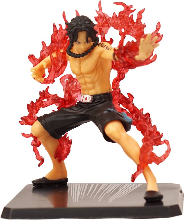 OFFO One Piece Anime Portgas D.Ace Action FigureFor Home Decor and Office Desk