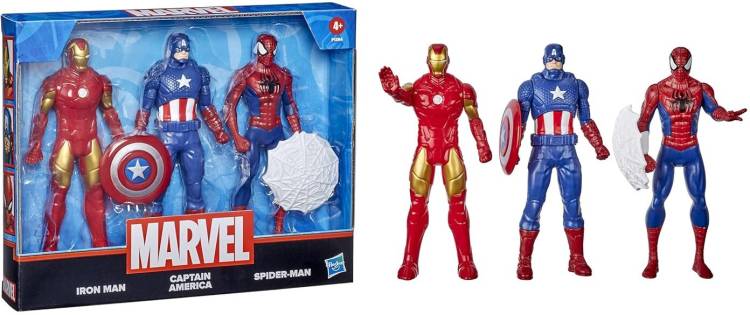 MARVEL Action Figure Toy 3-Pack, 6-inch Figures