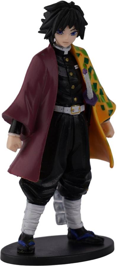 WHITE POPCORN Demon Slayer Anime Giyu Tomioka Action Figure