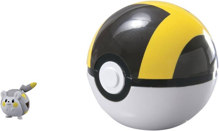 Delite New POKEMON Poke Ball Pop Up with Tiny Toy Figure inside Random Color cartoon