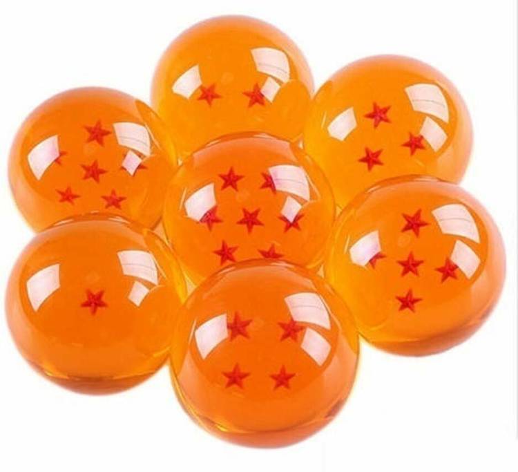 RVM Toys Anime 7 Pcs Dragon Ball Z Crystal Balls Set Collection in Box Set Gifts