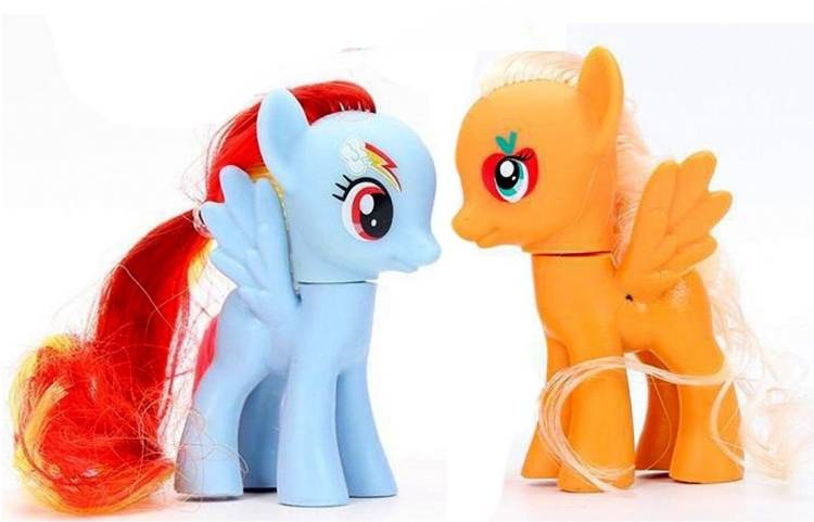 HALO NATION My Little Pony Fashion Doll 3.5 Inch Pack of 2