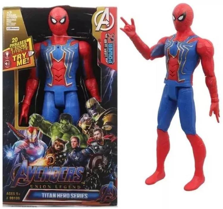 Ridhimani Avengers Union Legend Titan Hero Series 12-Inch Spiderman Action Figure Toy