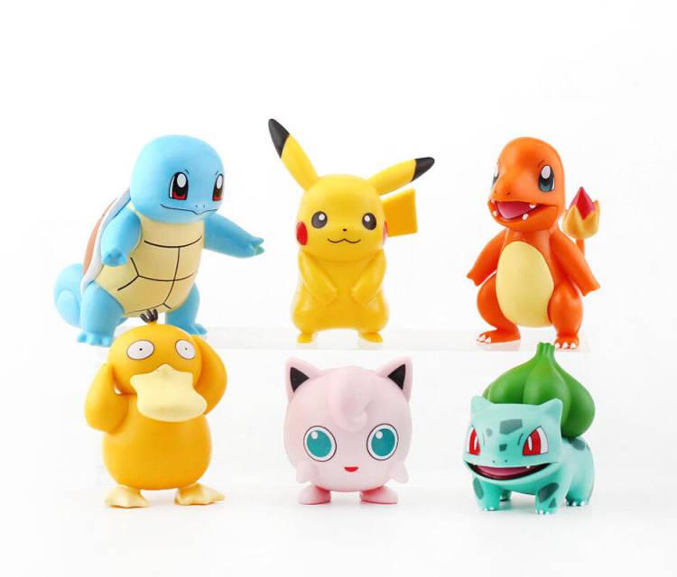 VERILUXE Pokemon Pikachu Action Figure (Set of 6)