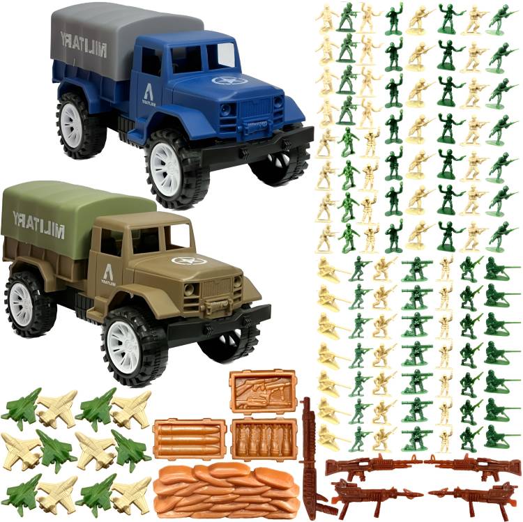 mini gifts Army Toy Set With Army Container Truck toy for kids