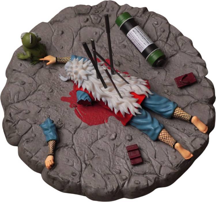 OFFO Naruto Anime Jiraya Death Scene Action Figure for Home Decor