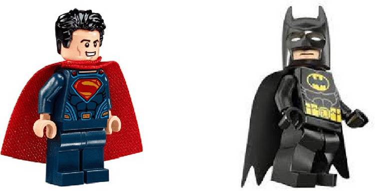 FOZZO-SK New Batman Vs SuperMan Legoing Building Blocks Mini Toy Figure Movie Puzzle