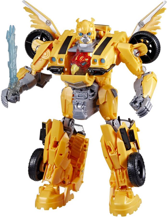 TRANSFORMERS Rise of the Beasts Movie,Beast-Mode Bumblebee Converting Toy W Lights and Sounds