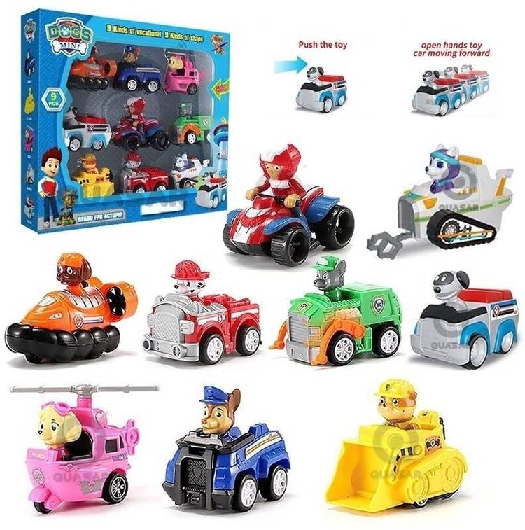Pepstter Power Petrel Hero Dog Team Mission Toy Badge Ryder Tracker Robot Toy Play Set 9