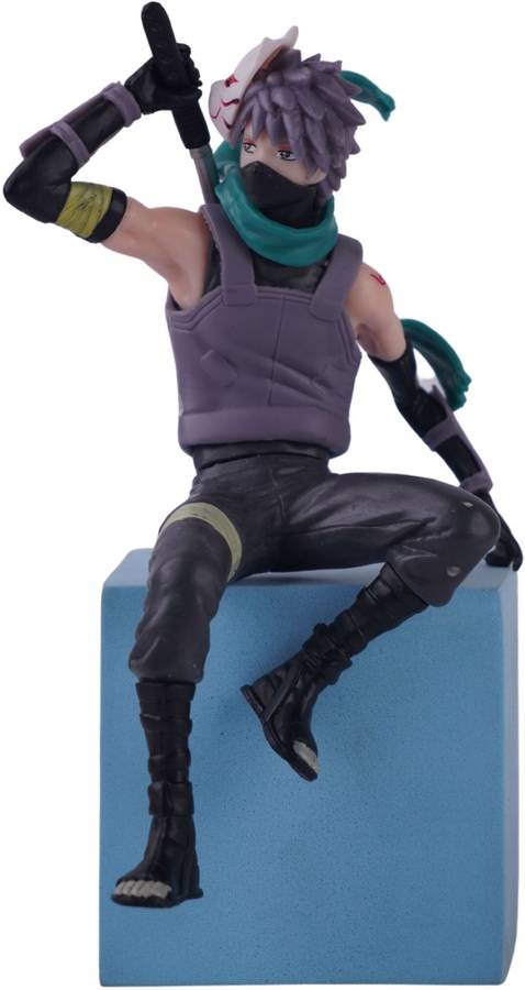 OFFO Naruto Anime Kakashi Hatake Sitting Action Figure [18cm] For Home Decor and Desk