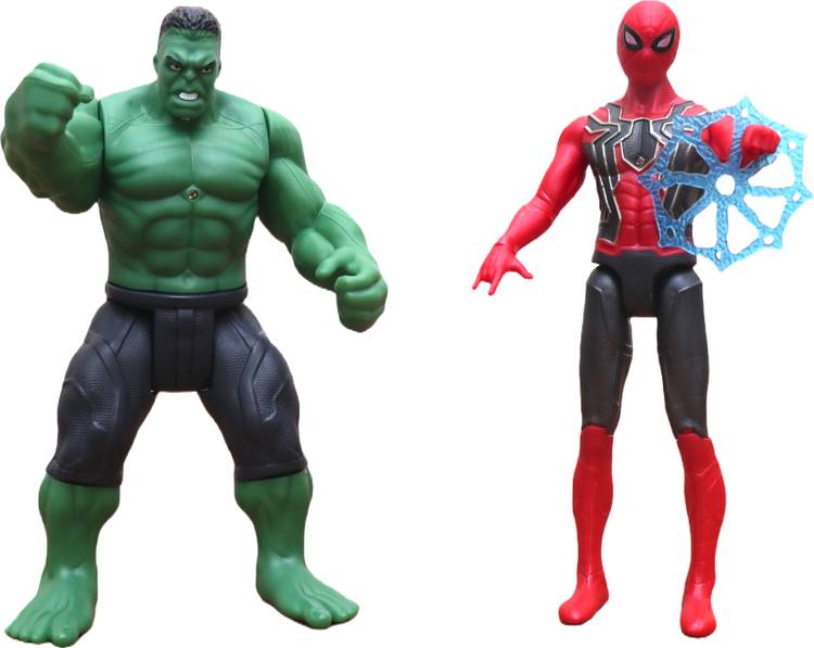 WOW toys Spider & Angry Super Hero Action Figure Toys for Kids, Titan Series
